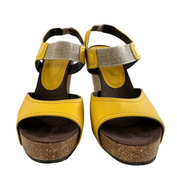 Donald J Pliner Ginny Espadrille Cork Wedge Sandals Size 7M - Picture 8 of 16